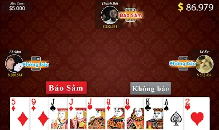 Cách Tham Gia Sâm Lốc Nhà Cái 123Win: Hướng Dẫn Chi Tiết 2 Bàn chơi Sâm Lốc nhà cái 123Win