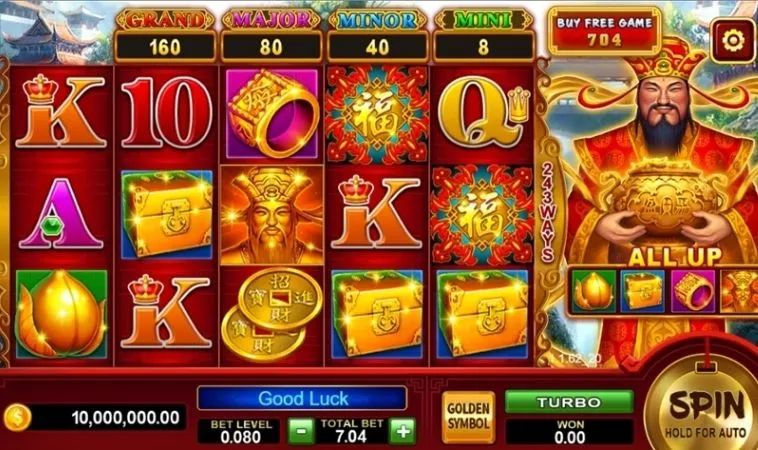 Trò Chơi Nổ Hũ Thần Tài Tại 123Win: Săn Thưởng Khủng Hấp Dẫn 2 Giao diện chơi Nổ Hũ Thần Tài tại 123Win