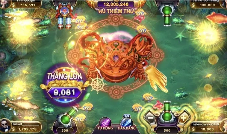 Cách Chơi Thợ Săn Cá Tại 123Win: Hướng Dẫn Cho Tân Thủ 2 Giao diện chơi Thợ Săn Cá tại 123Win